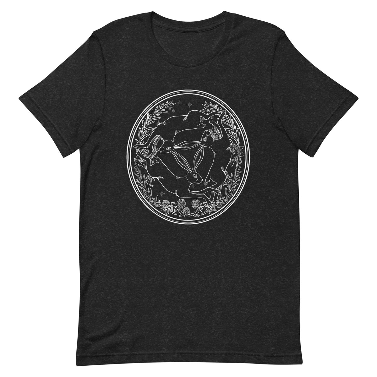 Three Hares White T-shirt