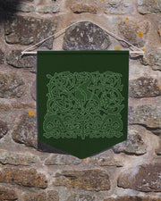 Celtic Dragon Green Pennant
