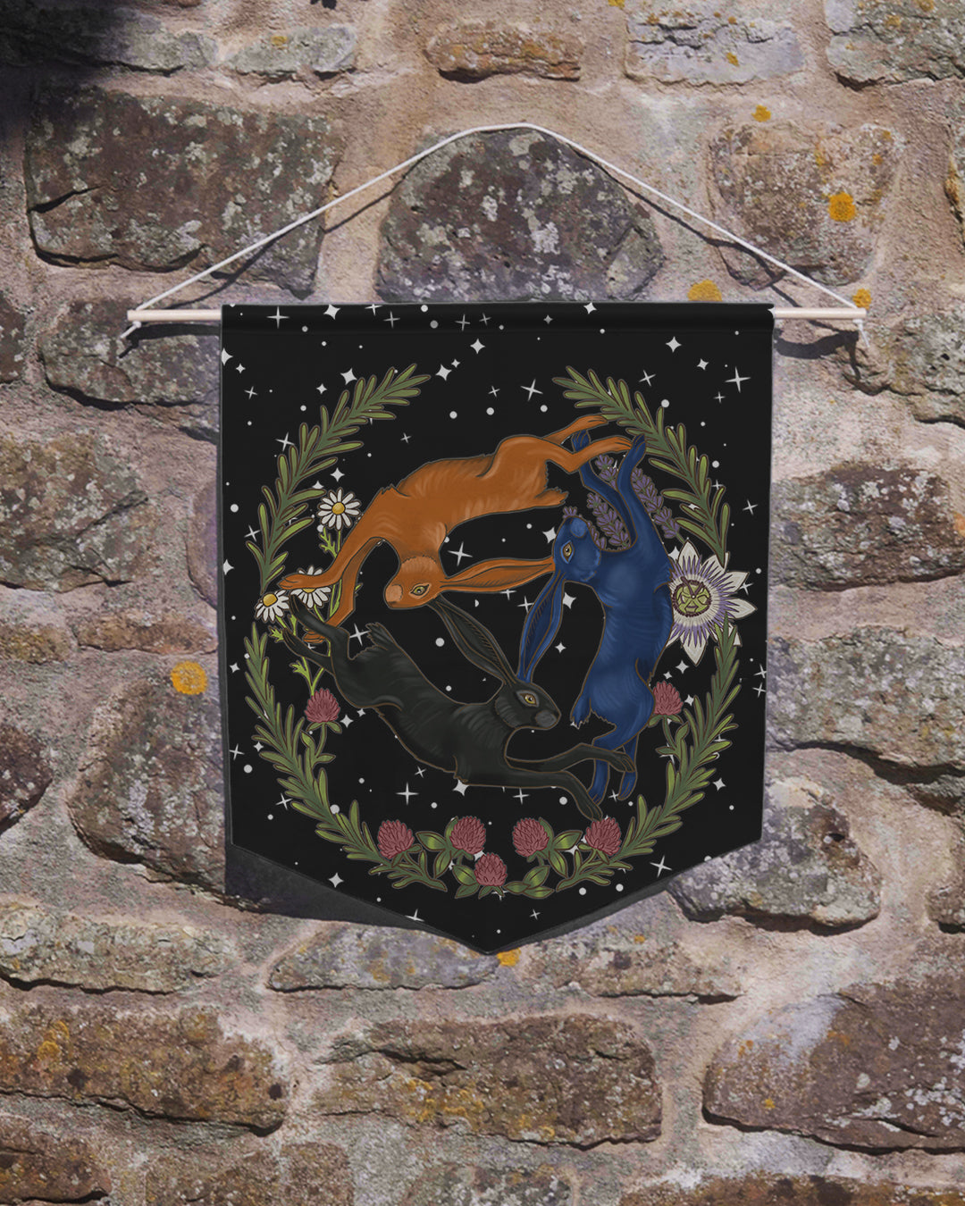 Three Hares Stars Pennant