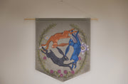 Three Hares Green Pennant