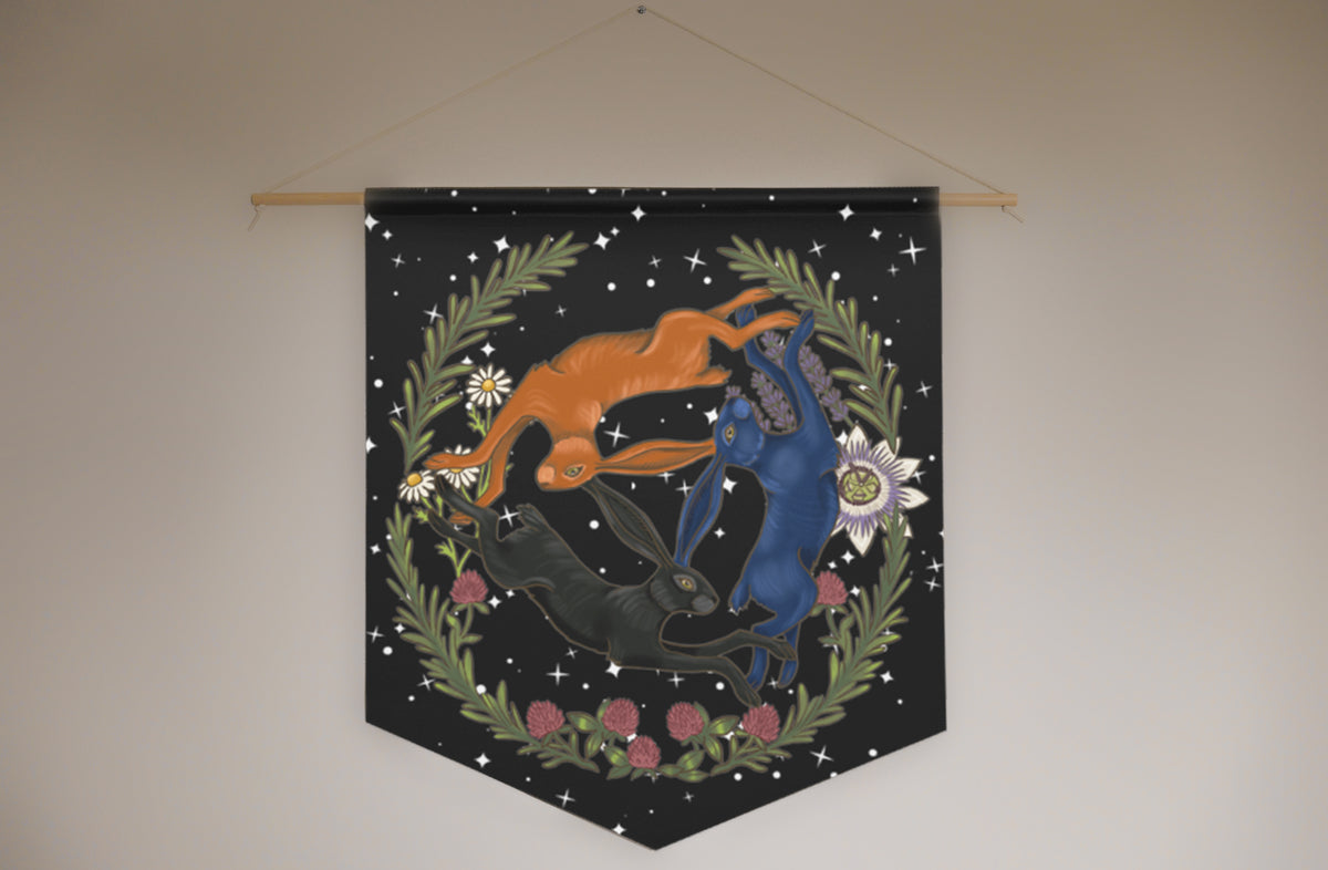 Three Hares Stars Pennant